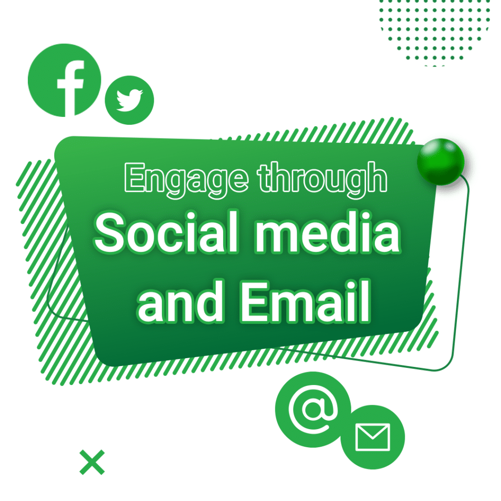social media and email